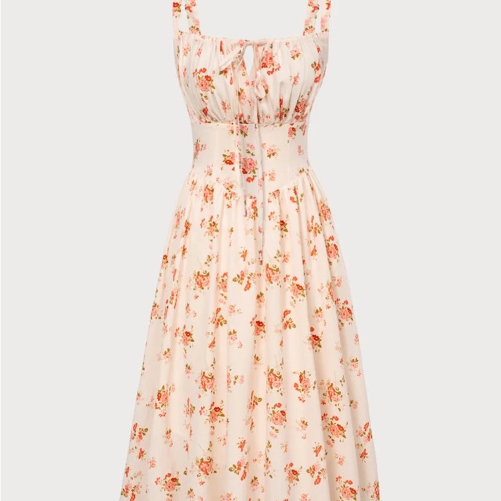 Scarlet Darkness Floral Milkmaid Dress NWT size M